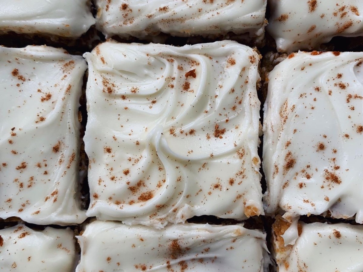 White Chocolate Bourbon-spiced&nbsp;Blondies