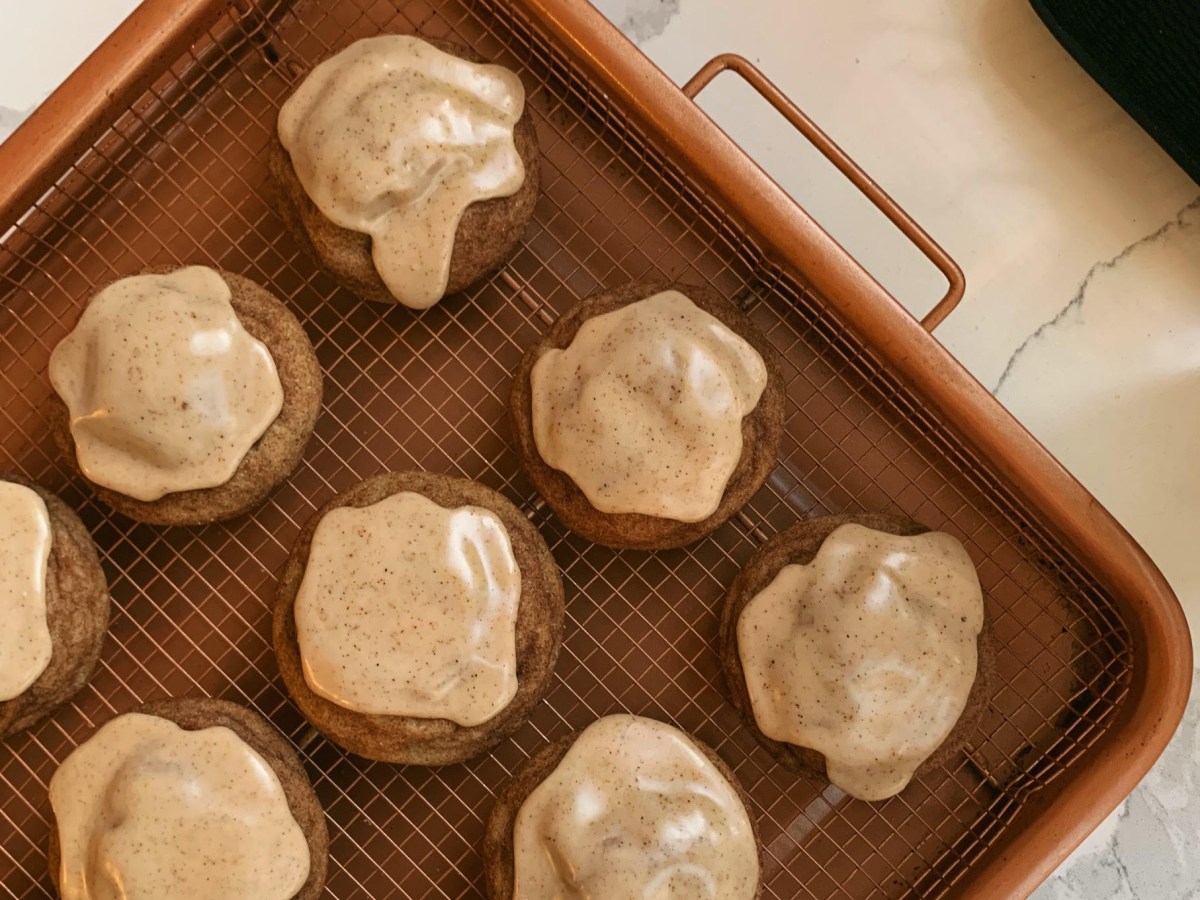 Eggnog Snickerdoodles